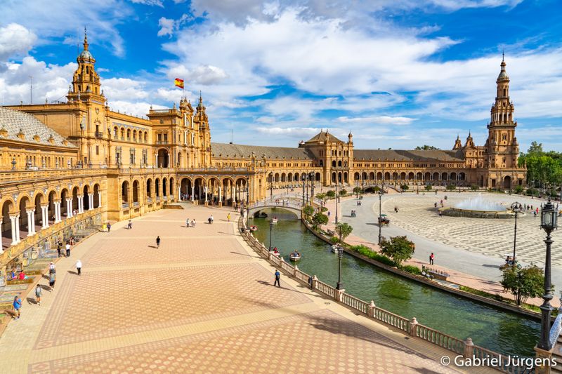 Plaza España Sevilla, España. 2019-05-19  